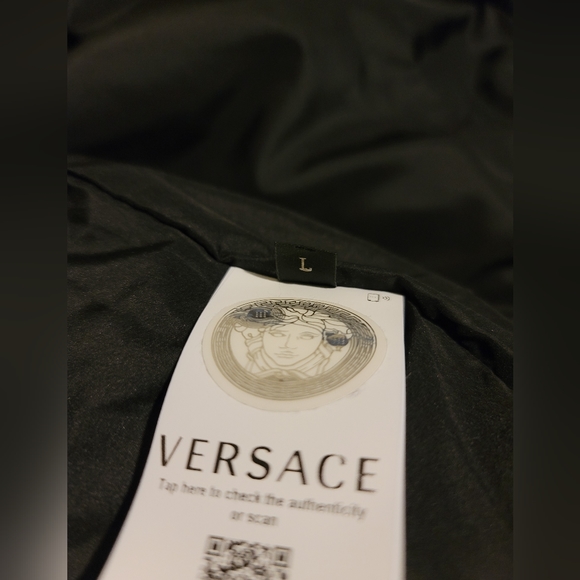 Versace windbreaker jacket Black Size 50 Brand new - Picture 6 of 7